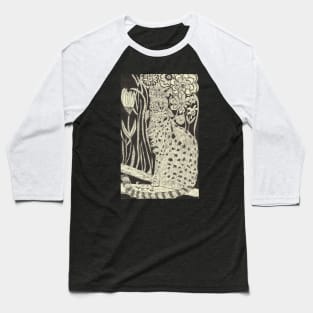 Serval cat pen drawing Baseball T-Shirt
